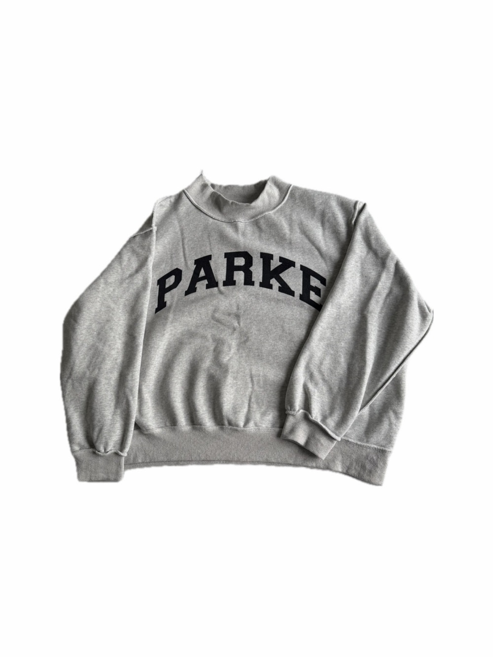 Set x Parke reversible mock neck sweatshirt